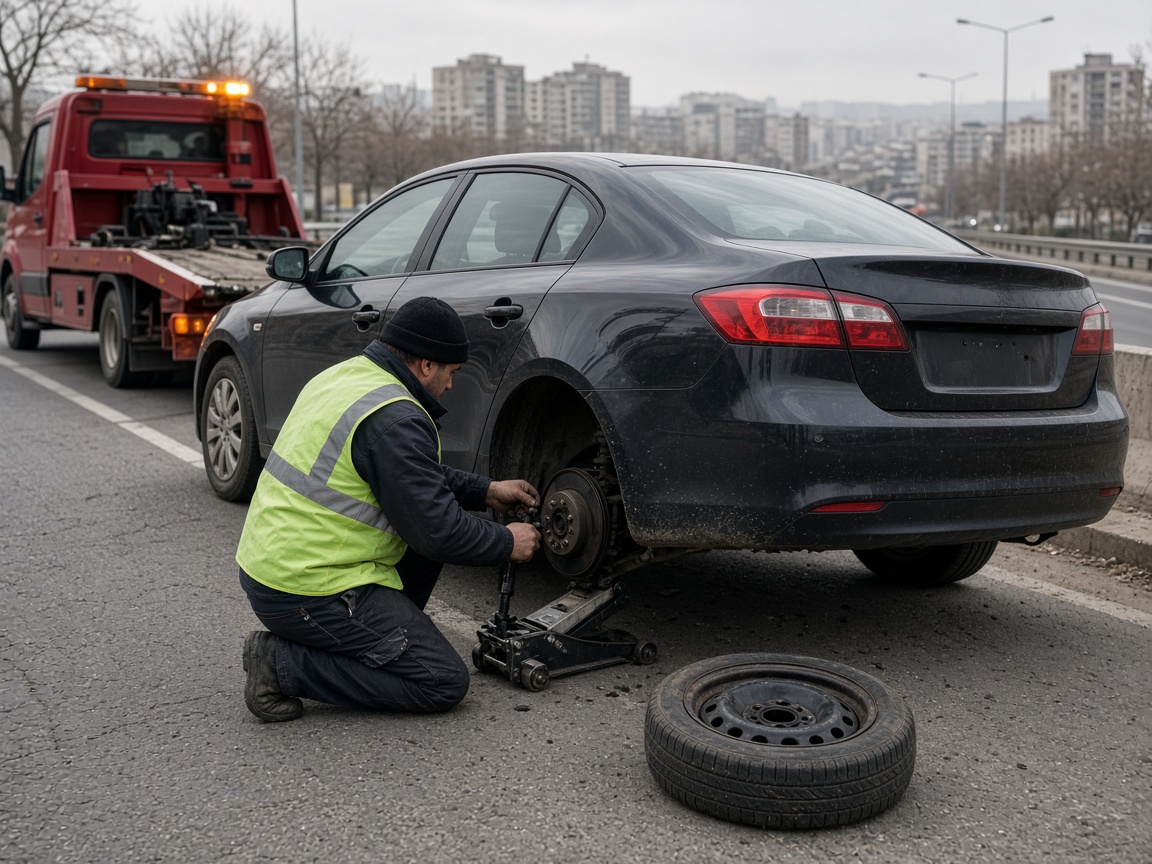 Radyal lastik değişimi